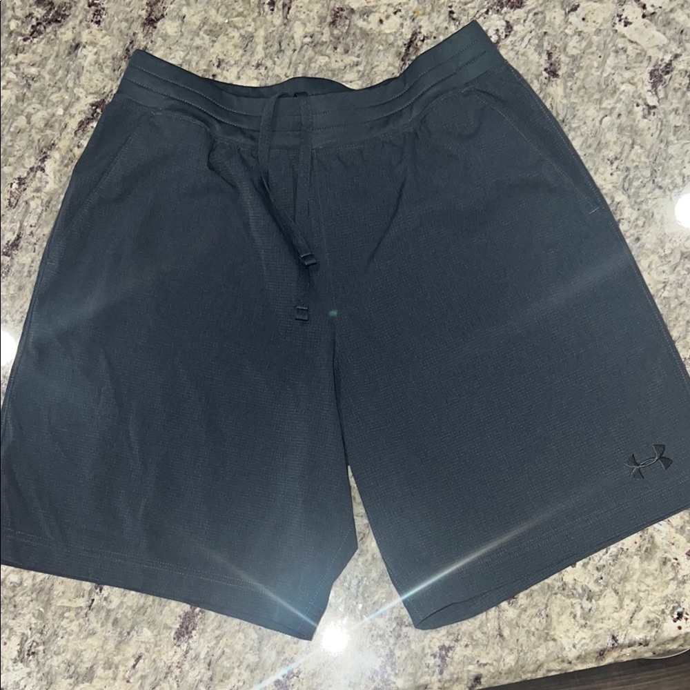 Under Armour charcoal, gray Athletic Shorts with Moisture-Wicking Fabric